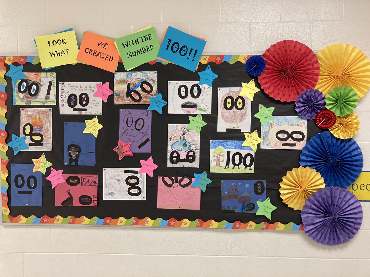 MyRisingStars3's tweet photo. The Rising Stars’ 100th Day Celebration was a blast! 🎉🎉 Here’s one of the activities they completed.  They ended their day of fun with a sweet celebration and a toast from me about success!😁 #makingmemories #100dayssmarter #ibelieveinthem https://t.co/hW1jnj2Iln