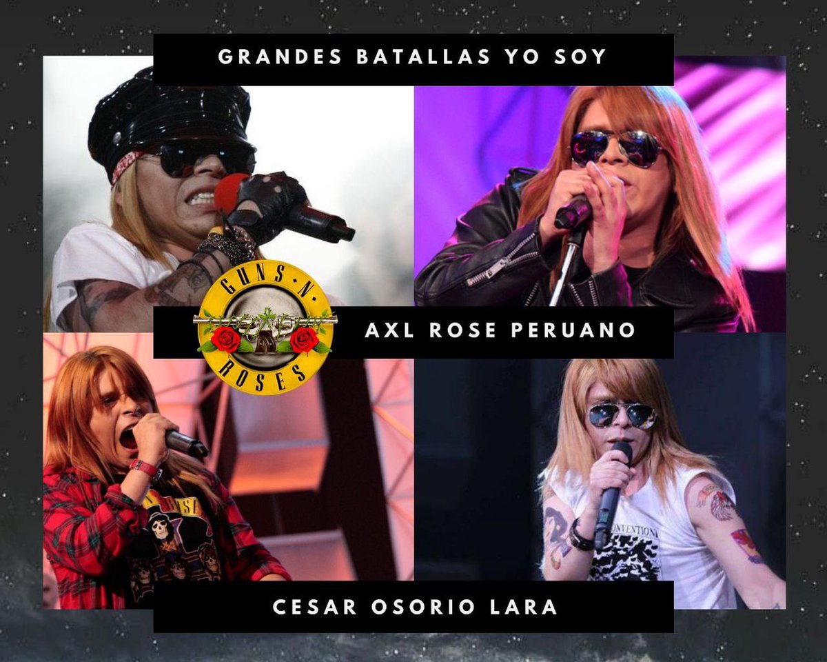 AngelKaiser1429's tweet photo. #CesarSiEsAxlRose 
#YoSoyGrandesBatallas https://t.co/ysceNxFZAQ