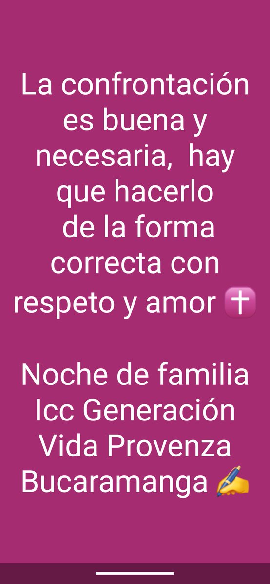 jcaroline17's tweet image. Confrontar en familia, amigos y compañeros con humildad. 

#nochedefamilia
#cristianosreales
#sanarebeldia
#culturabiblica