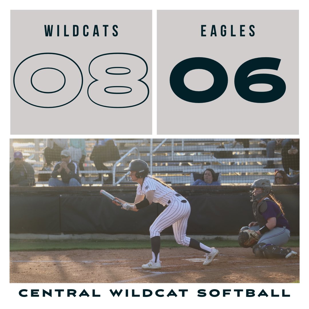 Wildcats win!!!! 6-0 HERE WE GO!!!!
#onepercentbetter #centralfight