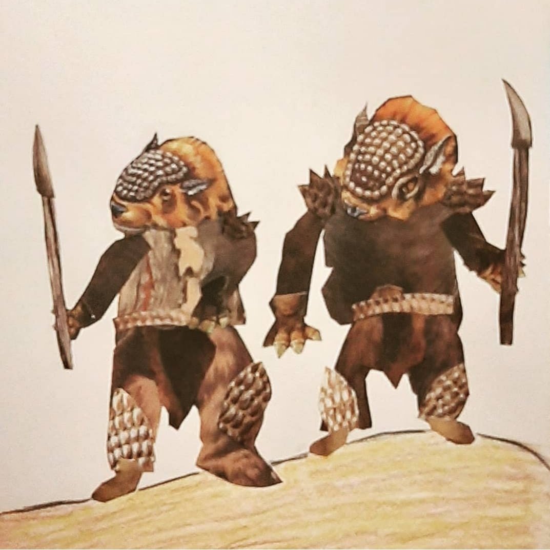 ChrisPrimordial's tweet photo. Some beastly collage warriors I recently did. https://t.co/hVoUJmtNpN
