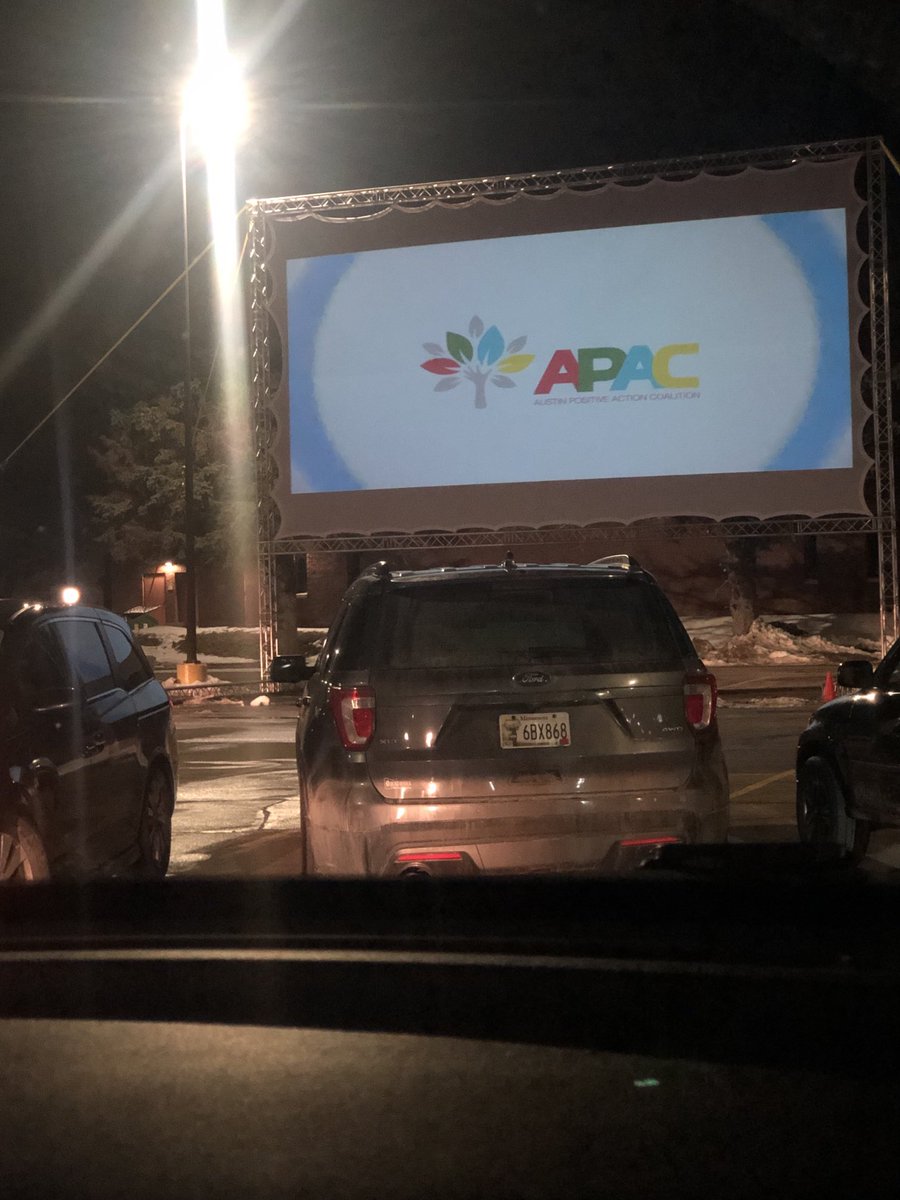 Great night for a drive in movie!  So proud of our ⁦<a href="/MowerCeo/">Mower County CEO</a>⁩ students! ⁦<a href="/PackerPowerUp/">Austin High School</a>⁩ ⁦@PacelliCatholic⁩
