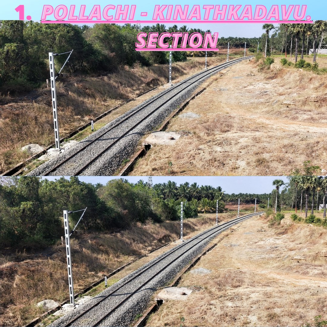 TrainUsers's tweet photo. #pollachi | #kinathukadavu | #podanur #electrificationwork #trainusers
பொள்ளாச்சி - கிணத்துக்கடவு - போத்தனூர் இடையே மின்மயாமக்கல் பணி தீவிரம் அடுத்த மாத இறுதிக்குள் முடிக்க திட்டம் photo credits : krishnaBalaji https://t.co/NKJemTPmPT