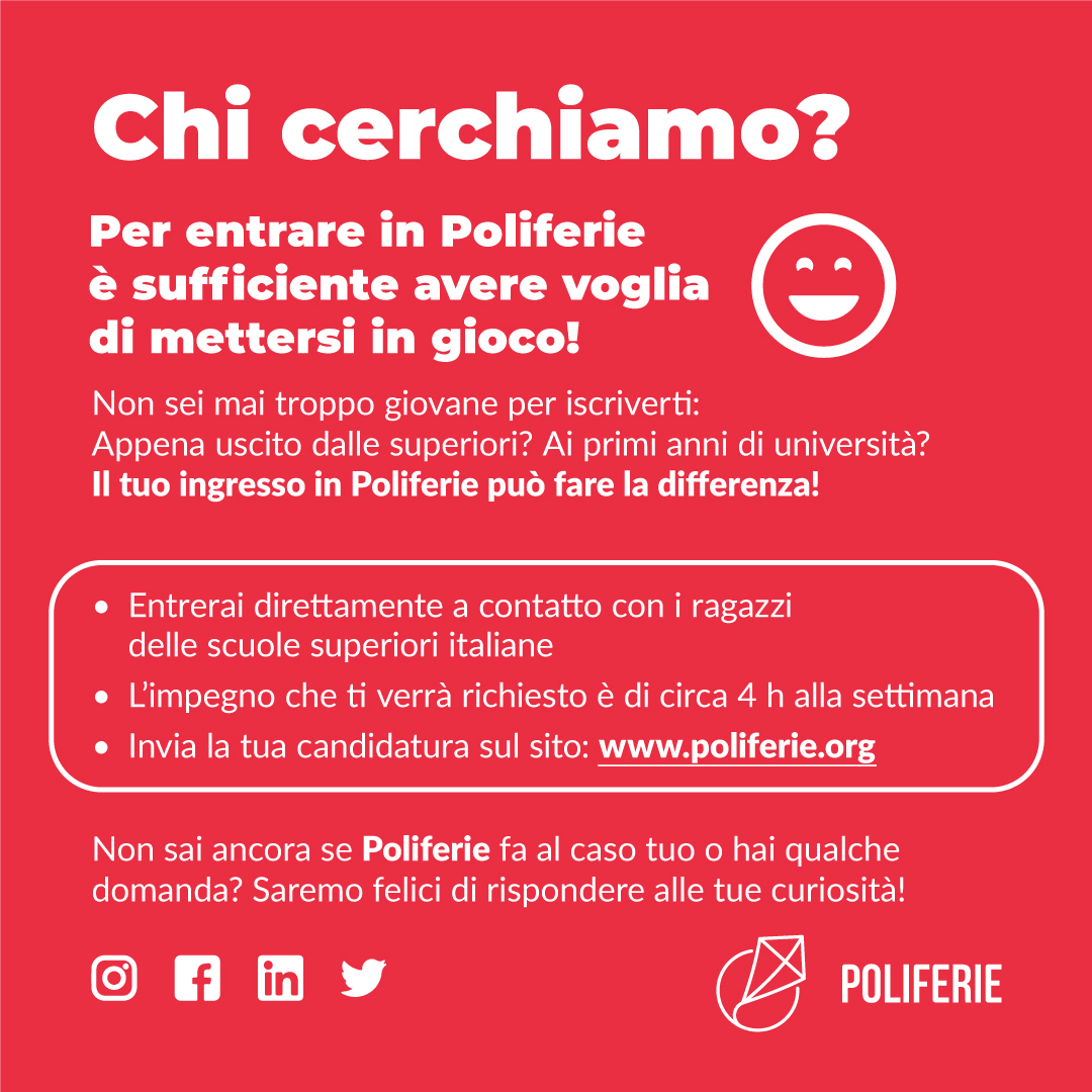 poliferie's tweet photo. Sei un-a giovane che vive a #COMO e ti interessano formazione e sviluppo sociale? 🧩
Potresti fare a caso nostro #poliferie cerca volontari a Como! 🌐
Visita https://t.co/Yj1gy4bVQr partecipa e candidati 📩
Insieme, un passo più vicini all’obiettivo https://t.co/RXenlHpFZP