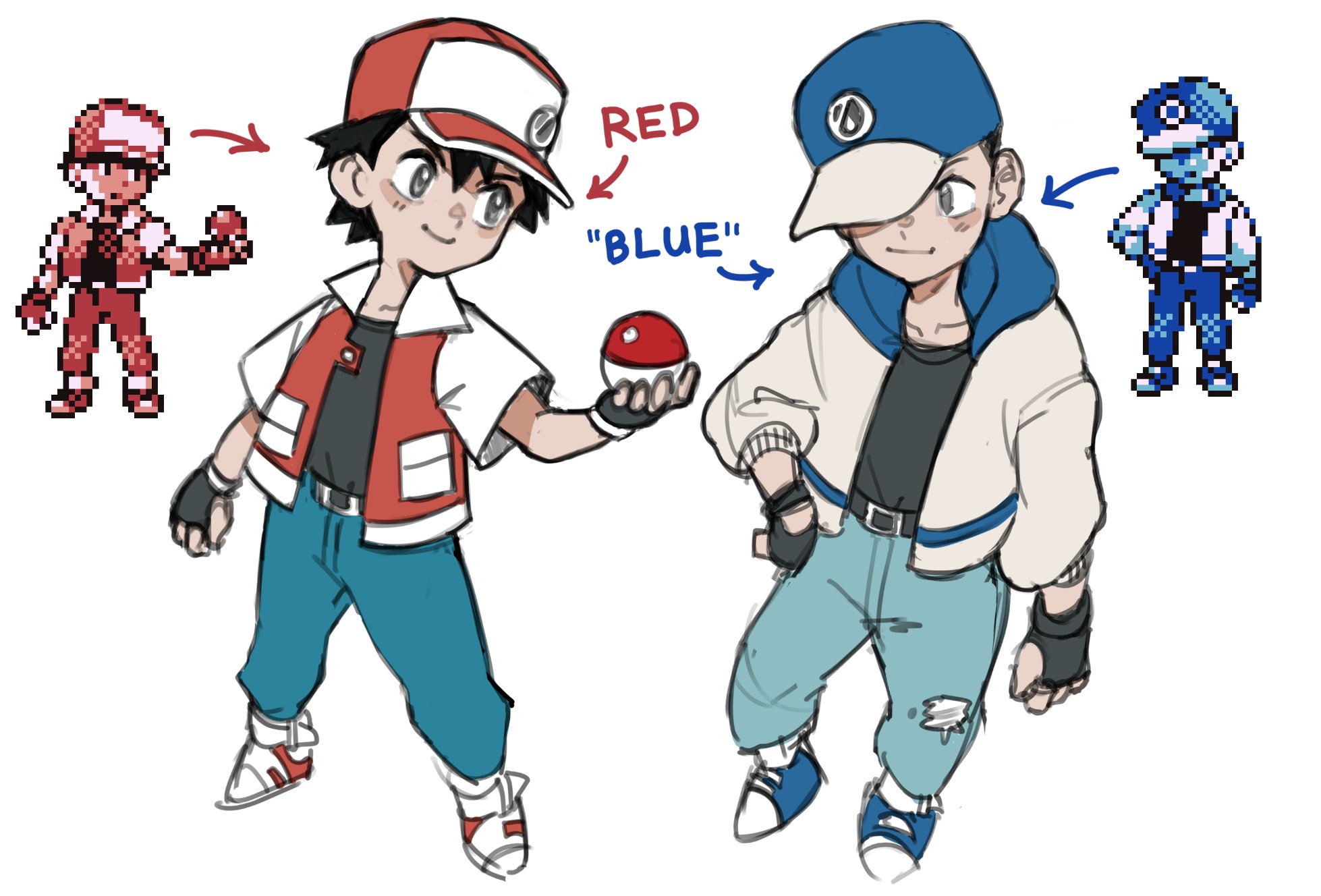 Pokemon Trainer Red 35