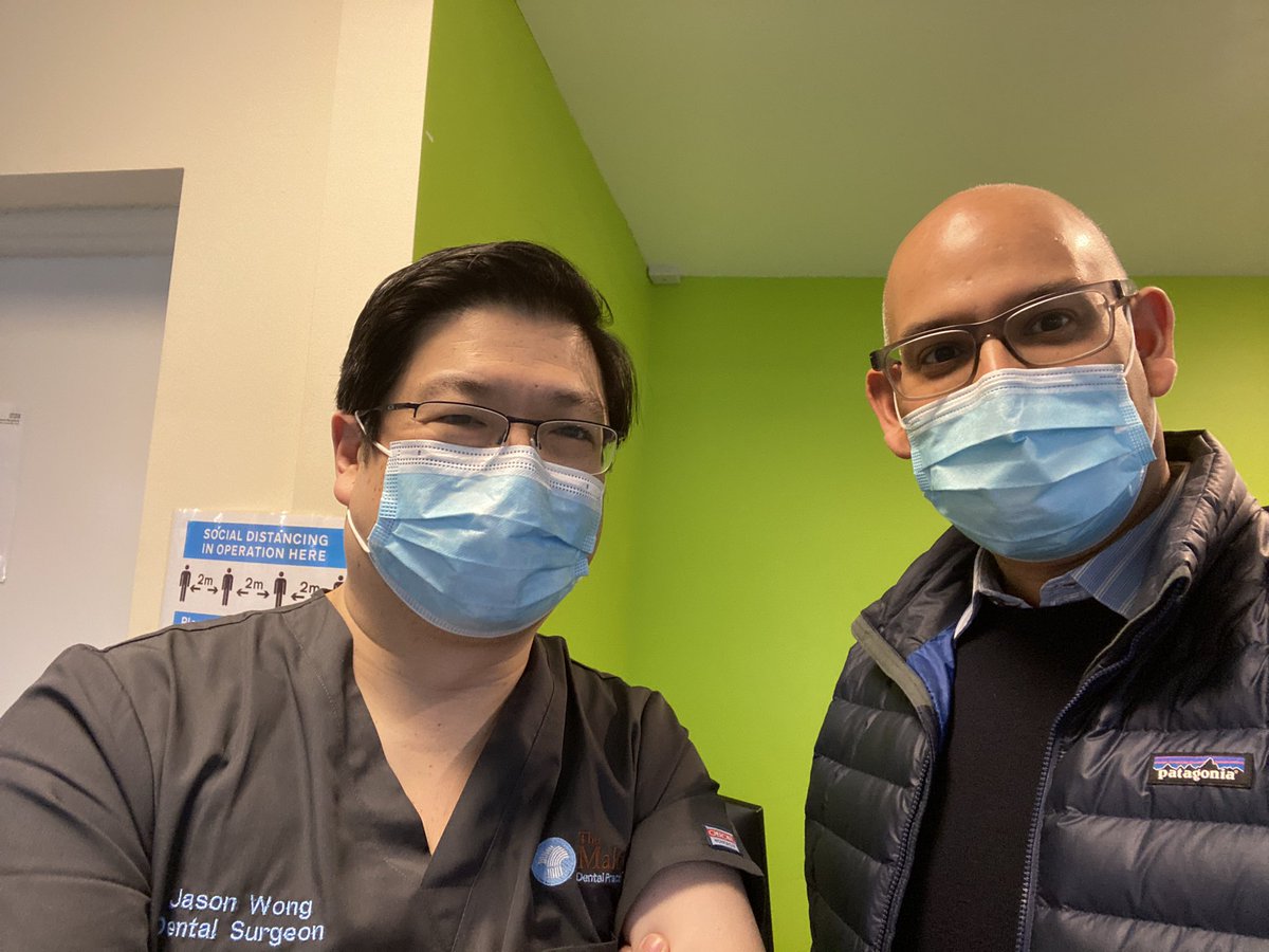 orthoNCP's tweet photo. Deputy Chief Dental Officer Jason Wong joins us this morning as a volunteer supporting COVID vaccinations. https://t.co/iOdBQ7wSKp