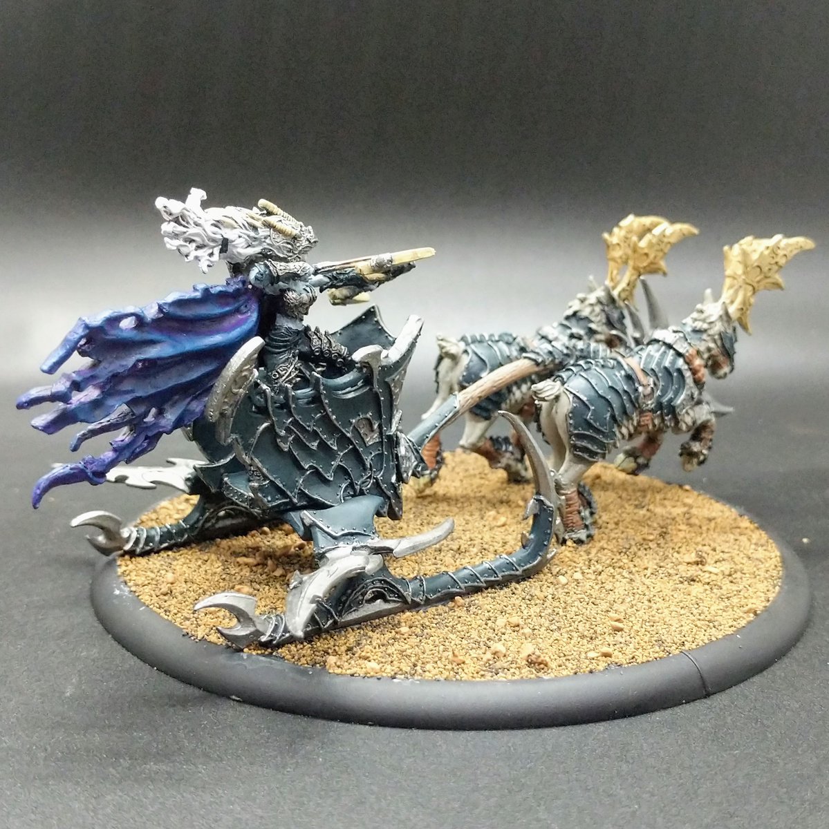 NekuraIzou's tweet photo. Lylyth, Reckoning of Everblight (Lylyth3), produced by @privateerpress painted by me with P3. #p3painters #warmachine #hordes #warmahordes #miniatures #miniaturepainting #legion #everblight https://t.co/2FbI0nethu