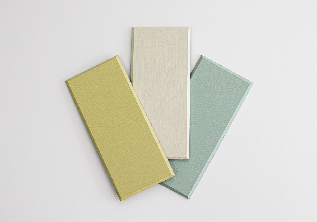 F R E S H // Paint colours - longing for Spring! Hand-painted sheets are available in all colours, posted first class, for just £1. #fenwickandtilbrook #yellowgreen #zesty #vibrant #colourpop #bolddecor #kelp #oceans #qualitypaint #paintsamples #colour