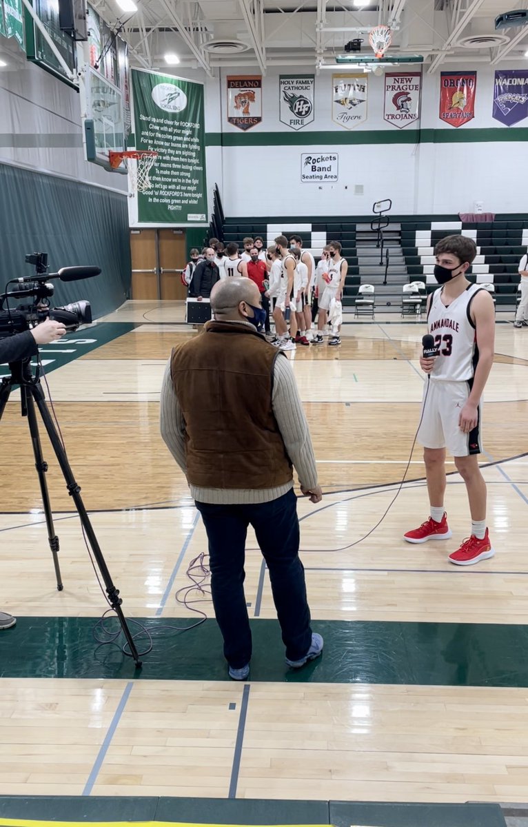 boltz_jordan's tweet photo. Tonight I made WCCO news at 10:00 along with @LoganPurcell5 and @hawkinmiller22. Tonight i was the game leader with 17 points and added 2-3’s, 3-Assist and 8 rebounds Annandale 77 Rockford 35 Pictured are my senior teammates Logan Purcell, Alex Braun &amp; Landon Jones https://t.co/xI9f4j50ej