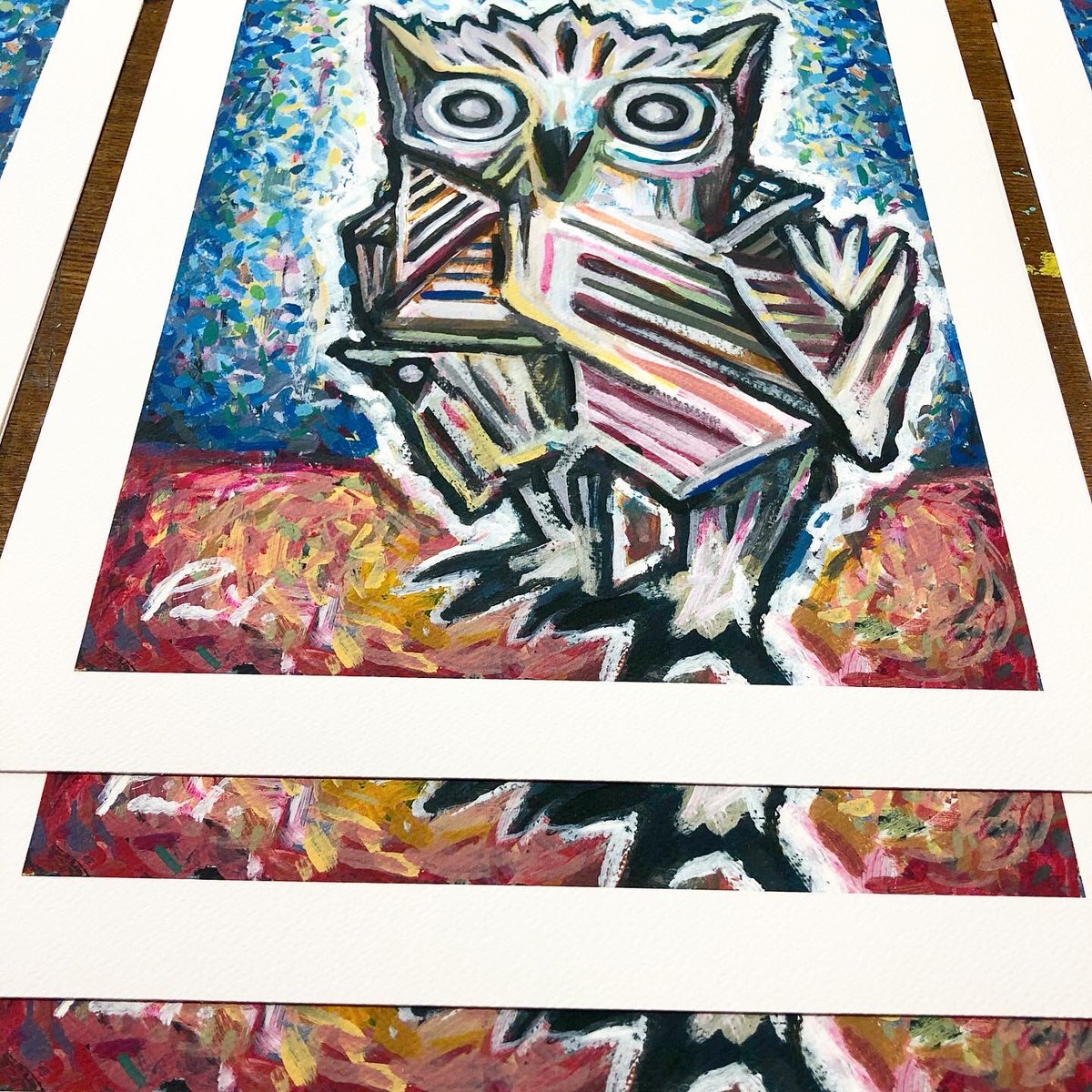 9ichardo's tweet photo. New prints 11x14 msg me
#prints #archivalprint #limitededition #edition #painting #staticmedium #losangeles #california #artist #owl #buho #art #artwork #abstractart #contemporaryart #galleries #modernart #brushstrokes #colors https://t.co/J3W2zBj70u