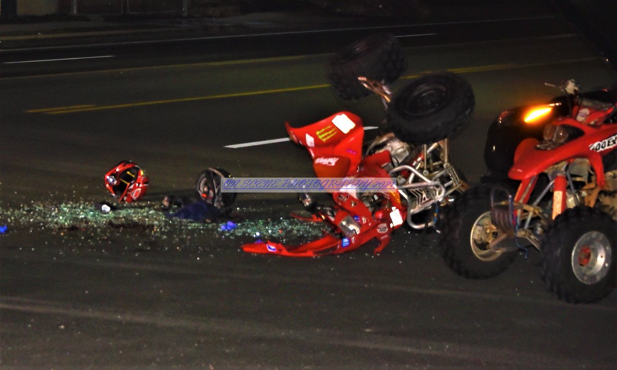 onsceneprez's tweet photo. Ronkonkoma NY .. Friday night just after 8 pm 2 quads and a car collided on Lakeland av and Marconi blvd . one quad rider was rushed to Community hospital with serious life threatening injuries. #FIREBUFFS #caraccident #SCPD5THPCT #LONGISLANDNEWS #NEWSDAY #DAILYNEWS #nbcnews https://t.co/TDEANFh5dS