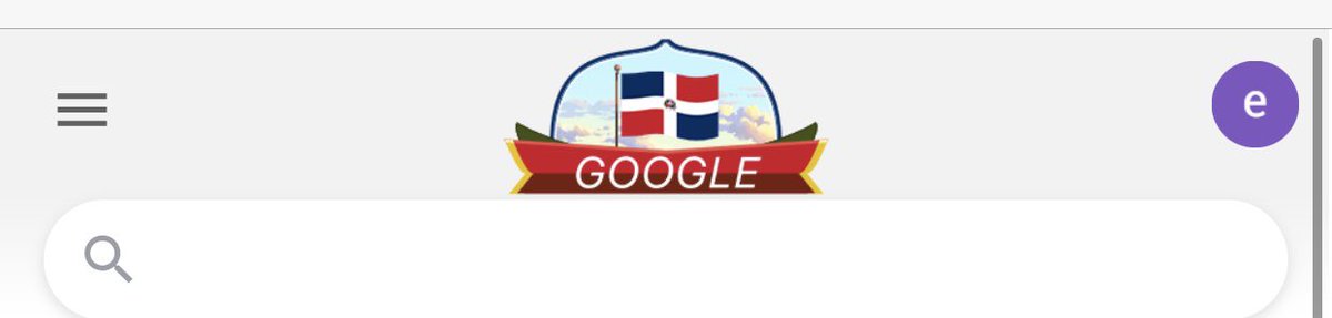 eloynunezp's tweet photo. ¡Feliz Día de la Independencia! #GoogleDoodle
 #Google dedica Doodle a la Independencia de #RepúblicaDominicana #DiplomaciaDigital 🇩🇴 https://t.co/2SrkmMIxFT