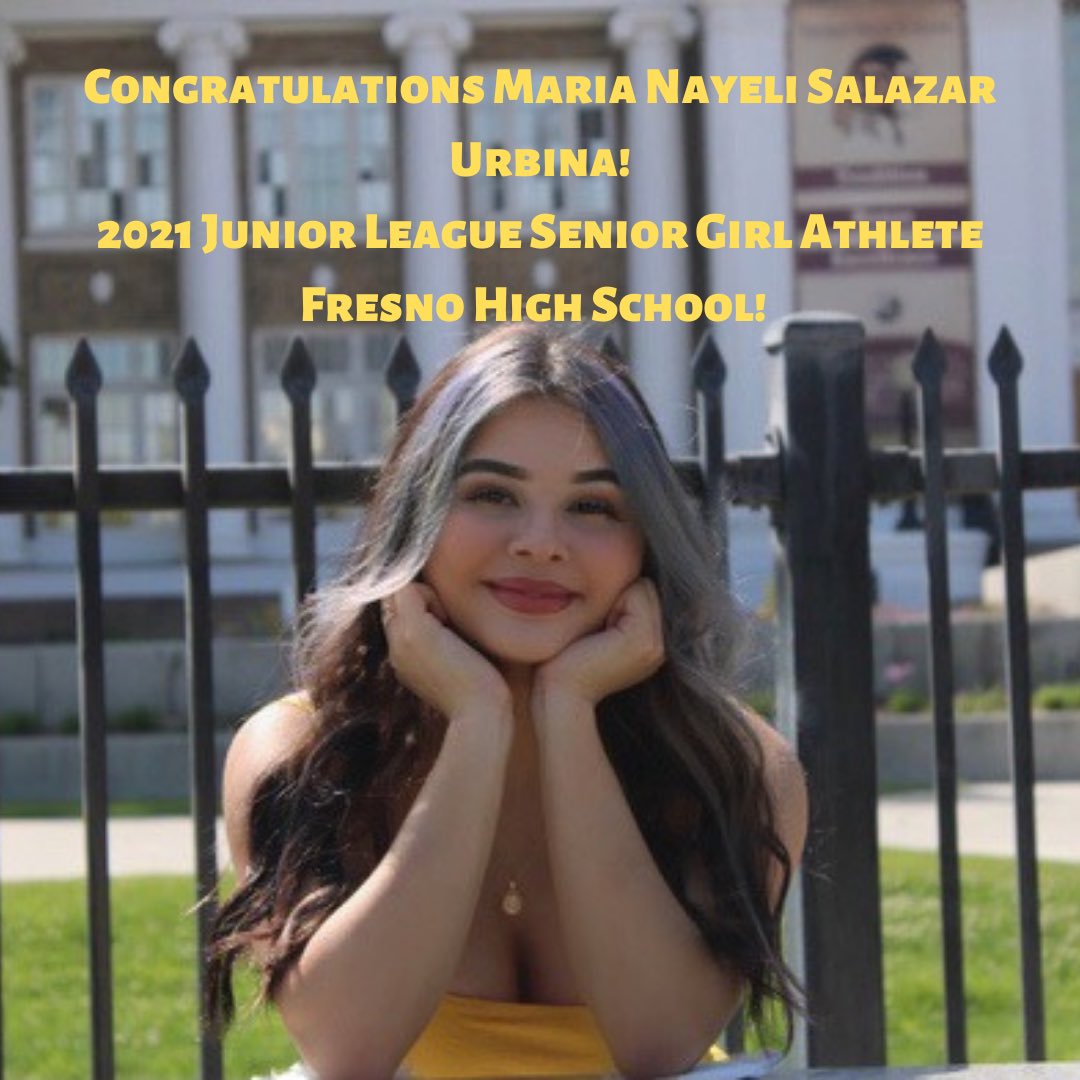 We are proud to announce our selection for the 2021 Junior League Senior Girl Athlete of the Year! Congratulations Maria Nayeli Salazar Urbina! Nayeli is a full IB Diploma Candidate and is a member of the water polo and swim team!   #thewarriorway #scholarathlete 💜💛