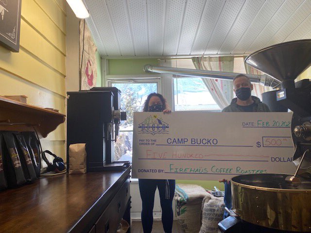 We are sending out a big THANK YOU to Firehaus Coffee for their generous donation! The support of our sponsors truly makes all the difference to our camp! ☕️ 💙 #campbucko #childrenscharity #burnsurvivors #sponsors #donations