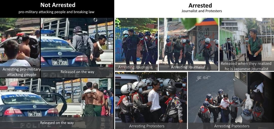 Police, stop abuse on us immediately...
#WhatsHappeningInMyanmar
#Myanmarcoup
#Myanmar
#savemyanamar
#CrimeAgainstHumanity 
#CyberSpeechFreedom  
#Civil_Disobedience
#ミャンマー
#ミャンマークーデター