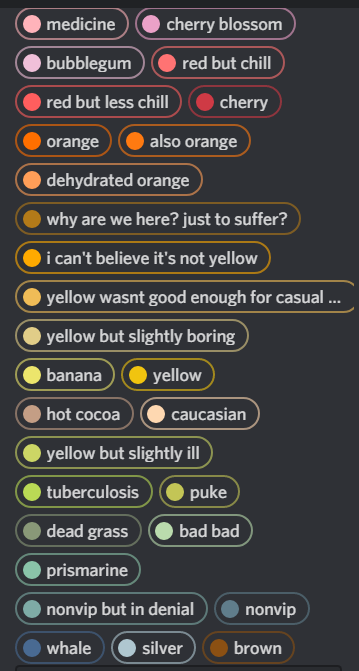 Funny Discord Role Names
