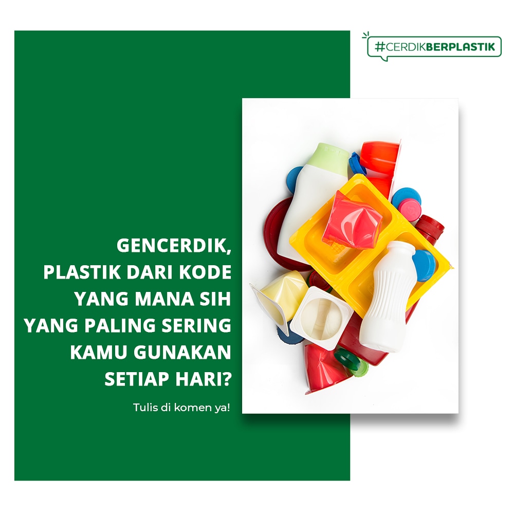 generasicerdik's tweet photo. Setiap hari kita pasti gak bisa lepas dari material plastik. Nah, plastik kan punya kode yang berbeda-beda tuh. Kalau kamu seringnya pake plastik dari kode yang mana sih? 1, 5, atau 7? Atau yang lain?

 #CerdikBerplastik #recycling #daurulang https://t.co/dGPPmqK9Zk