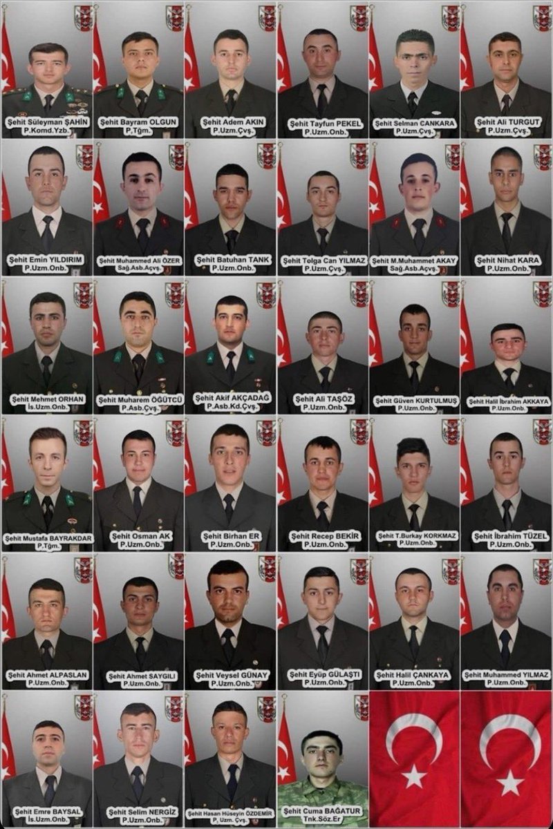 🇹🇷Geçen sene bugün
🇹🇷27 Şubat 2020
🇹🇷İdlib’te uçaklarla saldırdılar.
🇹🇷Yardıma koşanlara da saldırdılar.
🇹🇷Tam 34 şehit verdik.
🇹🇷Şad olsun.
🇹🇷En acı günlerimizden biriydi.
🇹🇷Saldırı sonrası “ÖLÜMÜNE TAARRUZ” başlatan Türk Ordusu 300’den fazla zırhlı aracı içindekilerle yok etti.