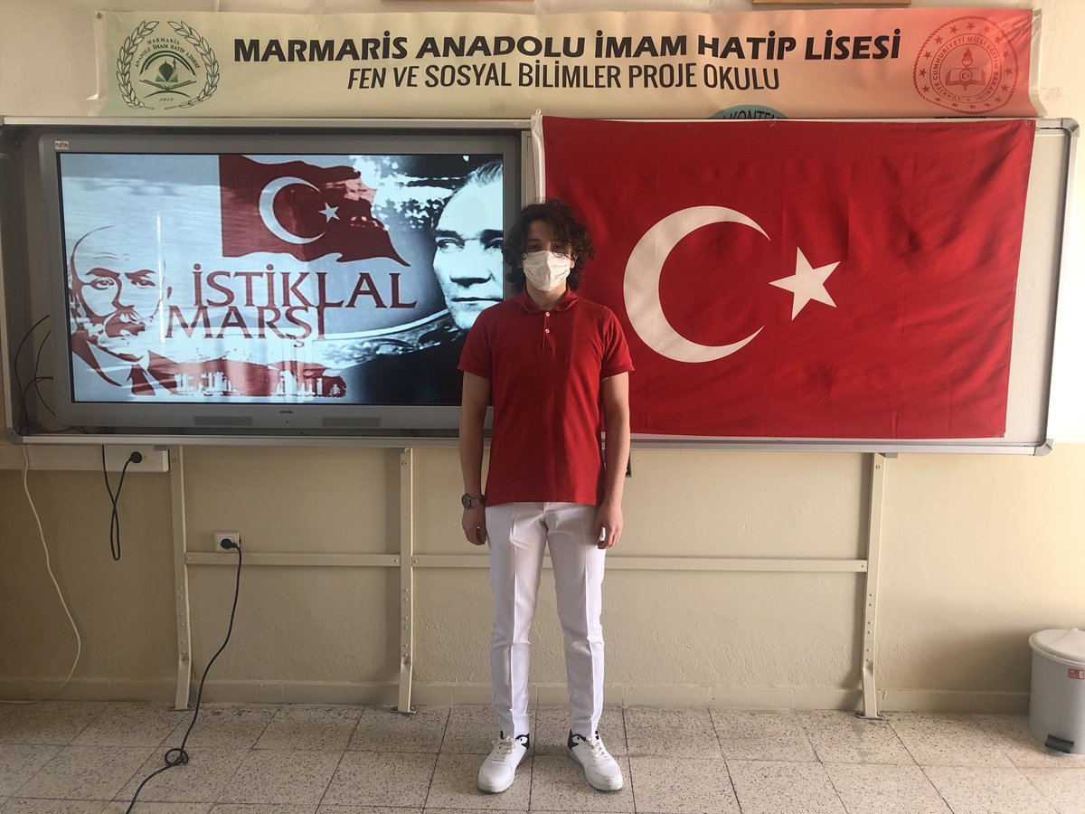 MarmarisMem's tweet photo. Muğla İl Millî Eğitim Müdürlüğü Tarafından, İstiklâl Marşı'mızın 100.Yıl Etkinlikleri Kapsamında Düzenlenen "Çevrim İçi İstiklâl Marşı'nın Tamamını Güzel Okuma Yarışması" İlçe Finalimiz Gerçekleştirilmiştir.
@tcmeb @ziyaselcuk @ersaksoy  @mugla_mem @zuleyhaaldogan https://t.co/WgFCDwbaOP