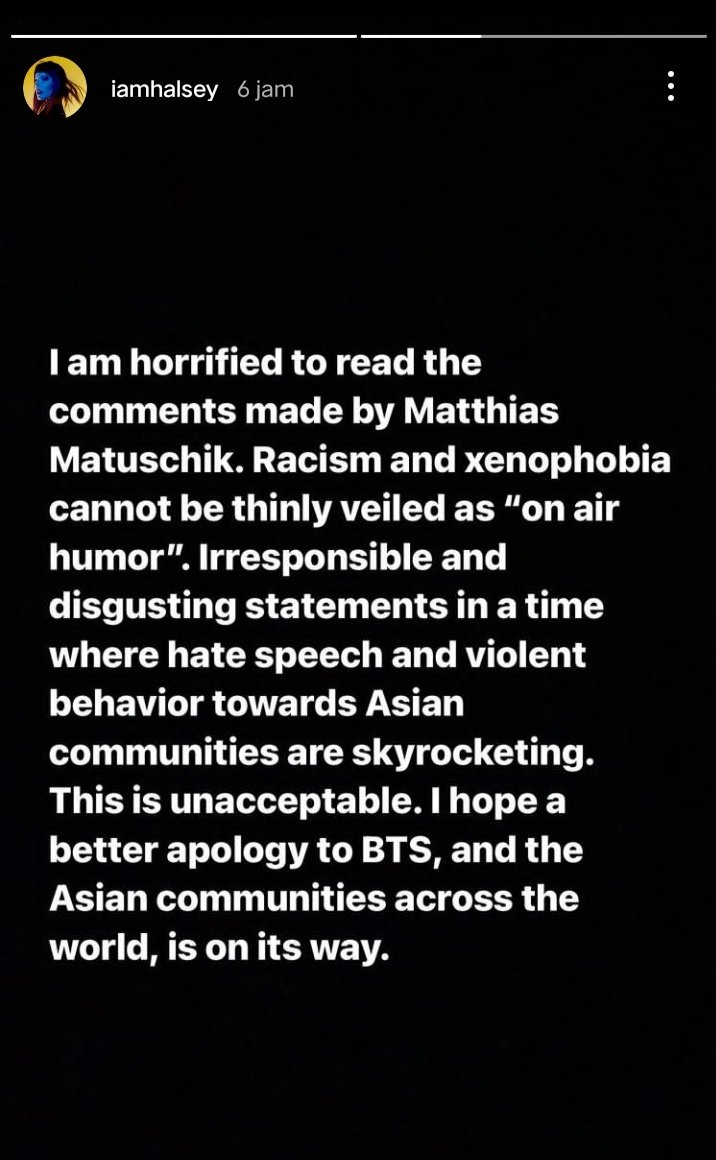 cutefangirl14's tweet image. Army is very grateful because our Bangtan is surrounded by good people like them🙏💜

WE LOVE YOU BANGTAN
WE LOVE YOU BANGTAN
WE LOVE YOU BANGTAN

#RacismIsNotAnOpinion
#APOLOGIZE_TO_BTS 
#Bayern3_racism