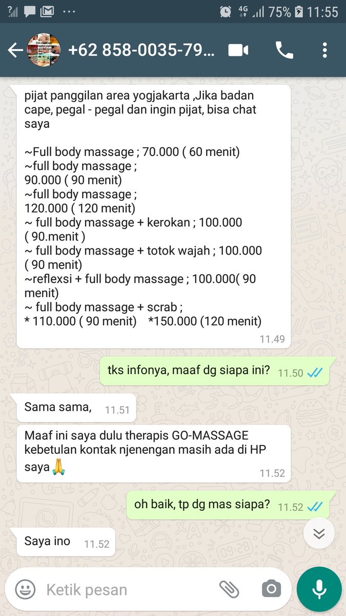 annebras1's tweet photo. [INFO MASSAGE]

Buat yg pegel2 dan perlu PIJAT PANGGILAN area Yogya, silakan. Ex Go-Massage.

Ino 🤳 https://t.co/kBYGpJi02y

#pijat #massage #kerokan #pijit #pijatpanggilan https://t.co/zoiGVbQSls