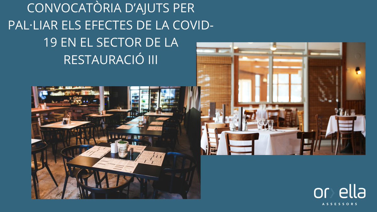 Orxella's tweet photo. Si ets titular d'un negoci de #restauració a #Mallorca, pots accedir a un #ajut de 3.000 €, si tens 2 o més restaurants, es podran demanar 6.000 €.

T'ajudem amb la tramitació?
📩info@orxella.com
☎️971 509 512 https://t.co/Y6SbzZK7Qa
