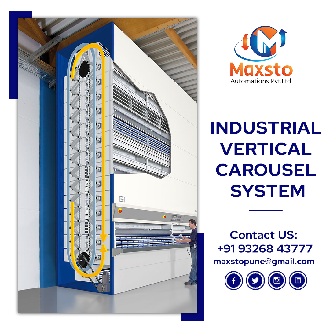 MaxSto Industrial Vertical Carousel System
@MaxSto9  
For More Details Contact Now:-
Call - +91 9326843777
Email - maxstopune@gmail.com
#VerticalCarousel #storagesolutions #storage #VerticalCarouselStorageSystem #MaxSto