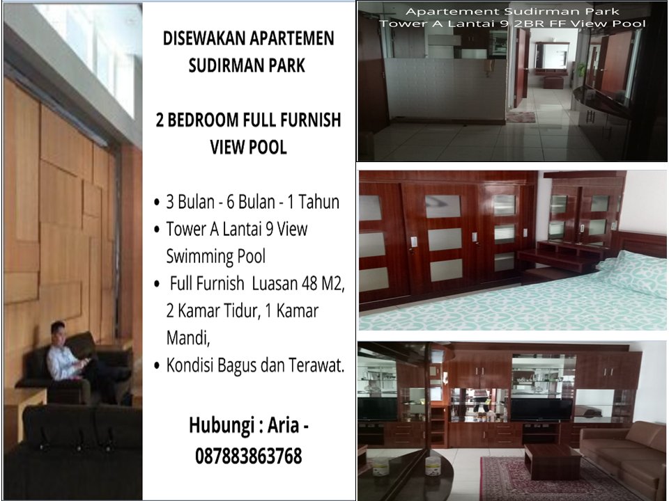 ariaadhy's tweet photo. Disewakan  Sudirman Park Tower A Lantai 9 View Swimming Pool - Bulanan - Tahunan, Luasan 48 M2, 2 Kamar Tidur, 1 Kamar Mandi, Full Furnished.

#DisewakanApartemenSudirmanPark2BRFullFurnished, 
#DisewakanApartemenSudirmanPark2BedroomUnitBagus
#SewaSudirmanParkApartment2Bedroom, https://t.co/U5elQvYPaN
