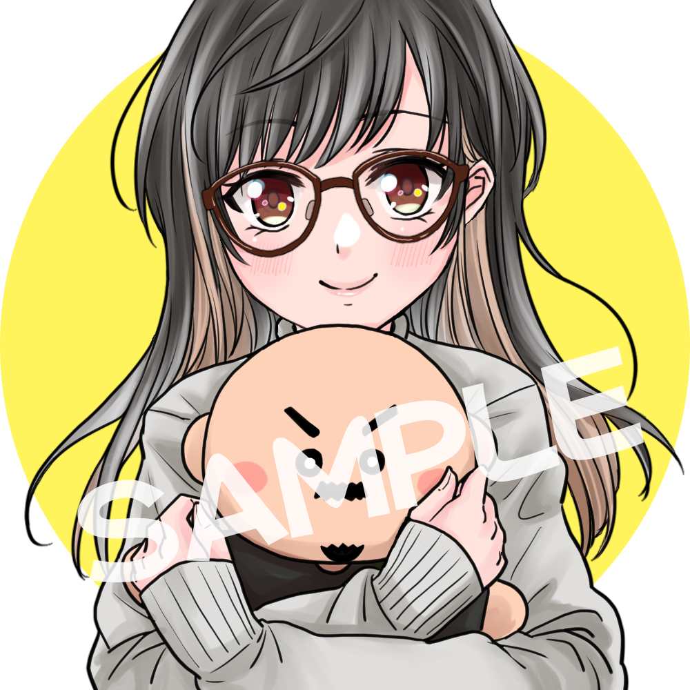 「アイコン等有償依頼お受けしています!! お問い合わせはDMでどうぞ!」|餅田いずみ⭐️ご依頼受付中のイラスト