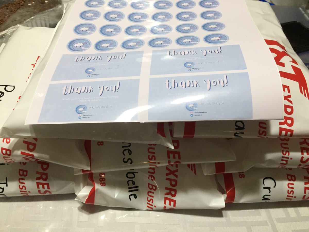 BAPCART_PH's tweet photo. #BAP_UPDATE
Ready na po for shipment ang items niyo 😊 proof/receipt of shipment will be sent to your DMs and Tracking Numbers will be encoded on the masterlist tomorrow. Please wait for our updates. If you have any concerns don’t hesitate to send us a message. Thank you! https://t.co/MwL11PdzOe