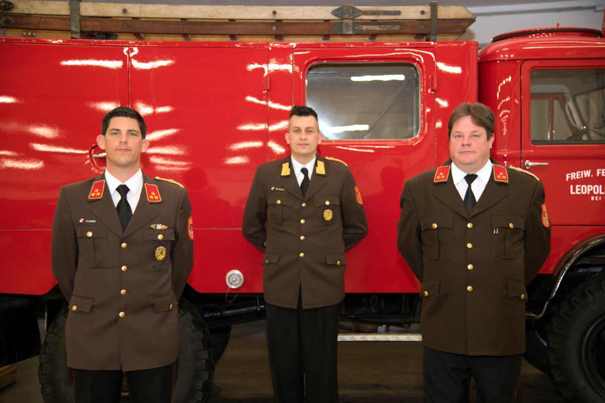 Als Leiter des Verwaltungsdienstes wurde erneut Verwaltungsinspektor Florian Sicheritz von der Freiwillige Feuerwehr Himberg bestellt.