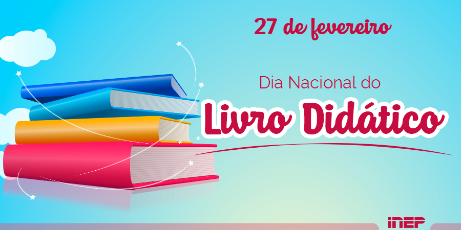 Hoje (27) é celebrado o Dia Nacional do Livro Didático. A leitura é a principal fonte de conhecimento e o livro didático tem papel fundamental neste processo. O Inep acredita que o livro didático ajuda na formação das estratégias de ensino.