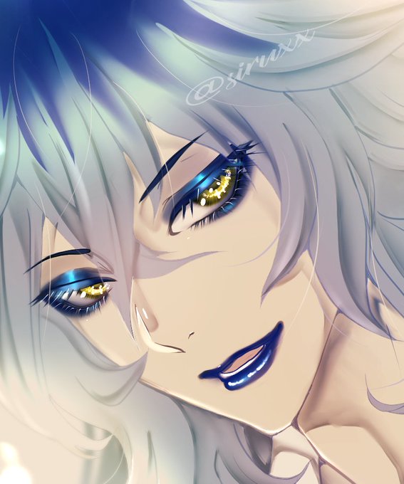 「blue eyeshadow eyelashes」 illustration images(Latest)