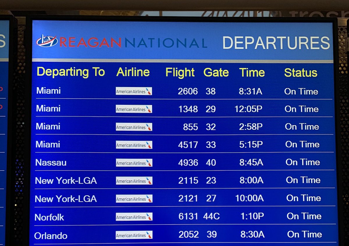 jacksonb199's tweet photo. When there are 2x the number of flights to Miami than NYC in D.C, you know @FrancisSuarez is doing something right https://t.co/QwHevfcE8M