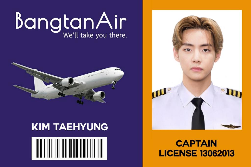 aiidan_kim's tweet photo. [Manips] BTS as Pilot
Captain Kim Taehyung👨‍✈️ https://t.co/zP5E6jrVVS