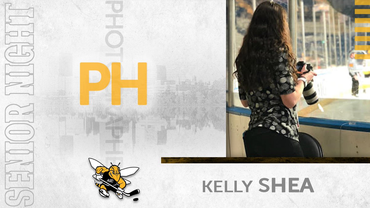 AIC_Hockey's tweet photo. We begin off the ice with our all-star photographer, Kelly Shea! She's helped us document so many of the amazing moments in the last four years. We couldn't tell the story of our team as well without her efforts. Thank you, Kelly!

#AICommitted #KapcheckForHobey https://t.co/42TzaMz6Ks