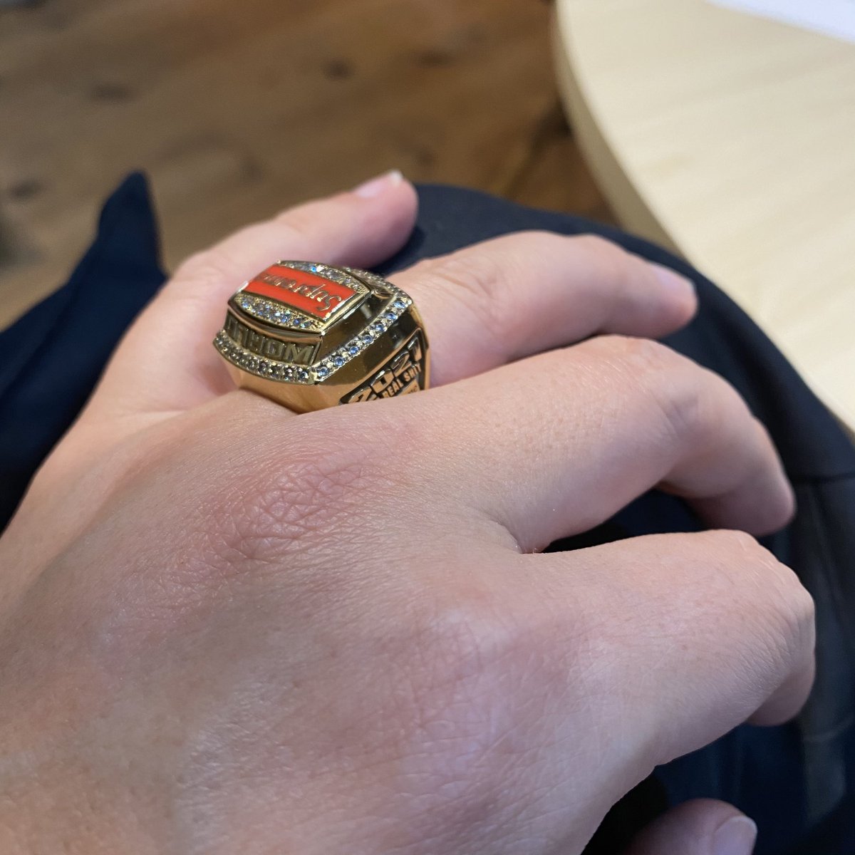 されました Supreme - シュプリーム supreme チャンピオンリング 指輪