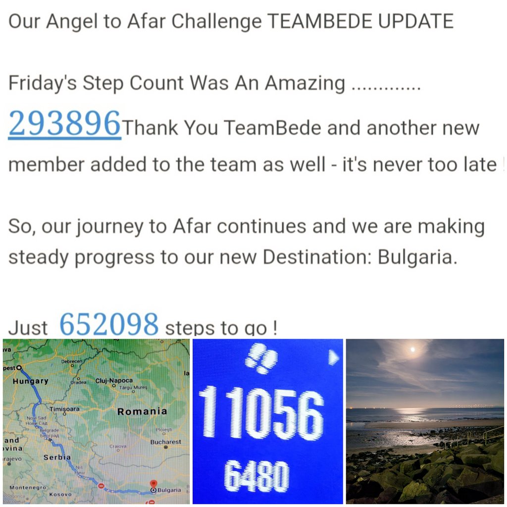 STBChaplaincy's tweet photo. AngeltoAfar Update:
An Amazing 293896 Steps Walked by TeamBede yesterday  !!!
We are loving our #WalkForWater challenge and today's spring sunshine makes for perfect conditions  ! 
#TeamBede #TeamHume @CardinalHumeCS @CAFODHN @CAFOD @JPSHCatholic @St_Bedes
#HowFar #AngeltoAfar 💚 https://t.co/o8f3bIZjhr