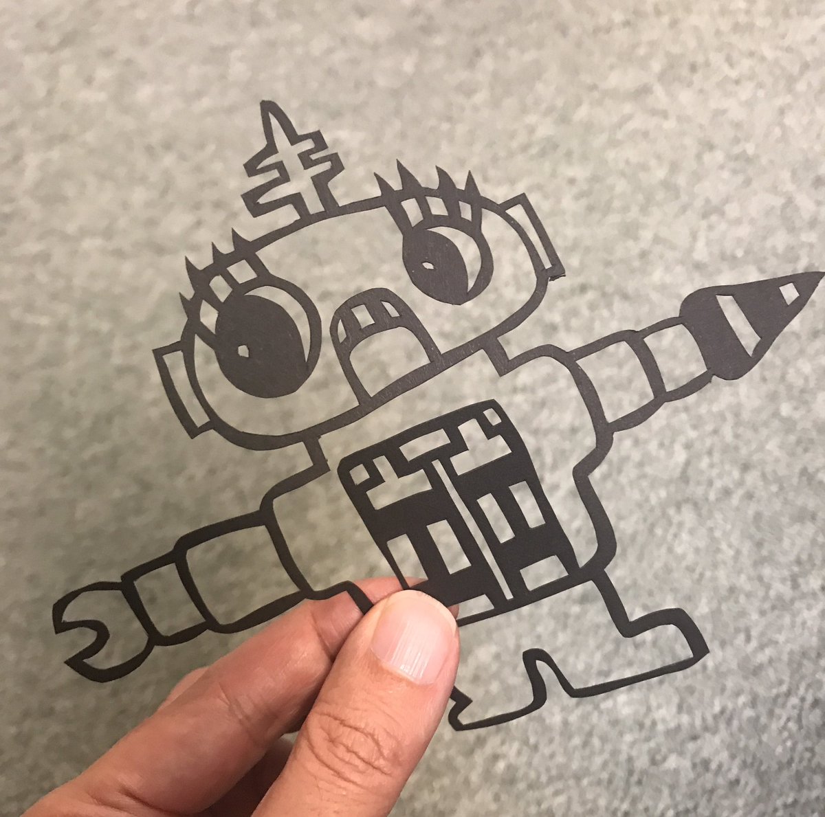 Fivestar Art Museum Tuge9999 役に立ちそうな子供ロボットの切り絵 ロボットイラスト ロボット Illustration Originalcharacters Robot Monster Cutoutpaper ゆるキャラ Sfart Robotics ロボ イラスト オリジナル怪獣 Popart 切り絵 Fivestar Art Museum Tuge9999 役に立ちそうな子供ロボットの切り絵 ロボットイラスト ロボット Illustration Originalcharacters Robot Monster Cutoutpaper ゆるキャラ Sfart Robotics ロボ イラスト オリジナル怪獣 Popart 切り絵
