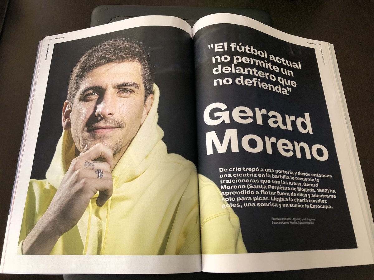 Gerard Moreno: “Puedes mejorar el golpeo, la precisión... Pero estar en el sitio adecuado en el momento justo, eso es un don”.
Entrevista de @aitorlagunas en @RevistaPanenka. https://t.co/62rVj5DLtx