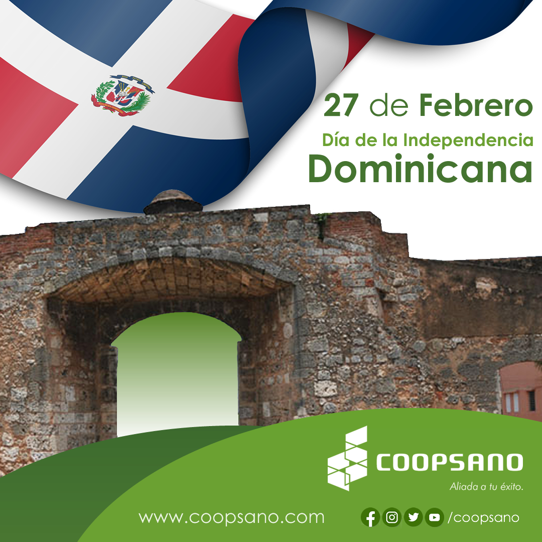 Hoy celebramos con orgullo el 177 aniversario de nuestra Independencia Nacional ¡Viva la República Dominicana!. 🇩🇴🇩🇴

#coopsano #27defebrero #independenciadominicana