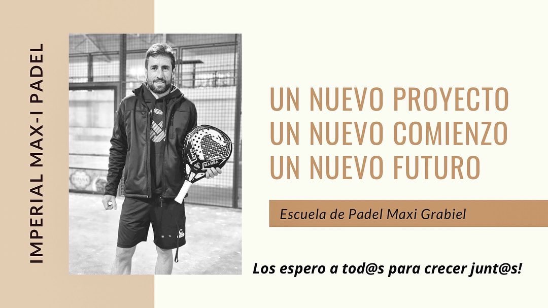 Maxi Grabiel (@maxigrabiel) on Twitter photo Hola a tod@s!!!
Quería darles la bienvenida a mi nuevo hogar.
Desde el lunes 1 de Marzo, los esperamos ahí.
<a href="/ImperialMax_i/">Imperial Max-i Padel</a> Hola a tod@s!!!
Quería darles la bienvenida a mi nuevo hogar.
Desde el lunes 1 de Marzo, los esperamos ahí.
<a href="/ImperialMax_i/">Imperial Max-i Padel</a>