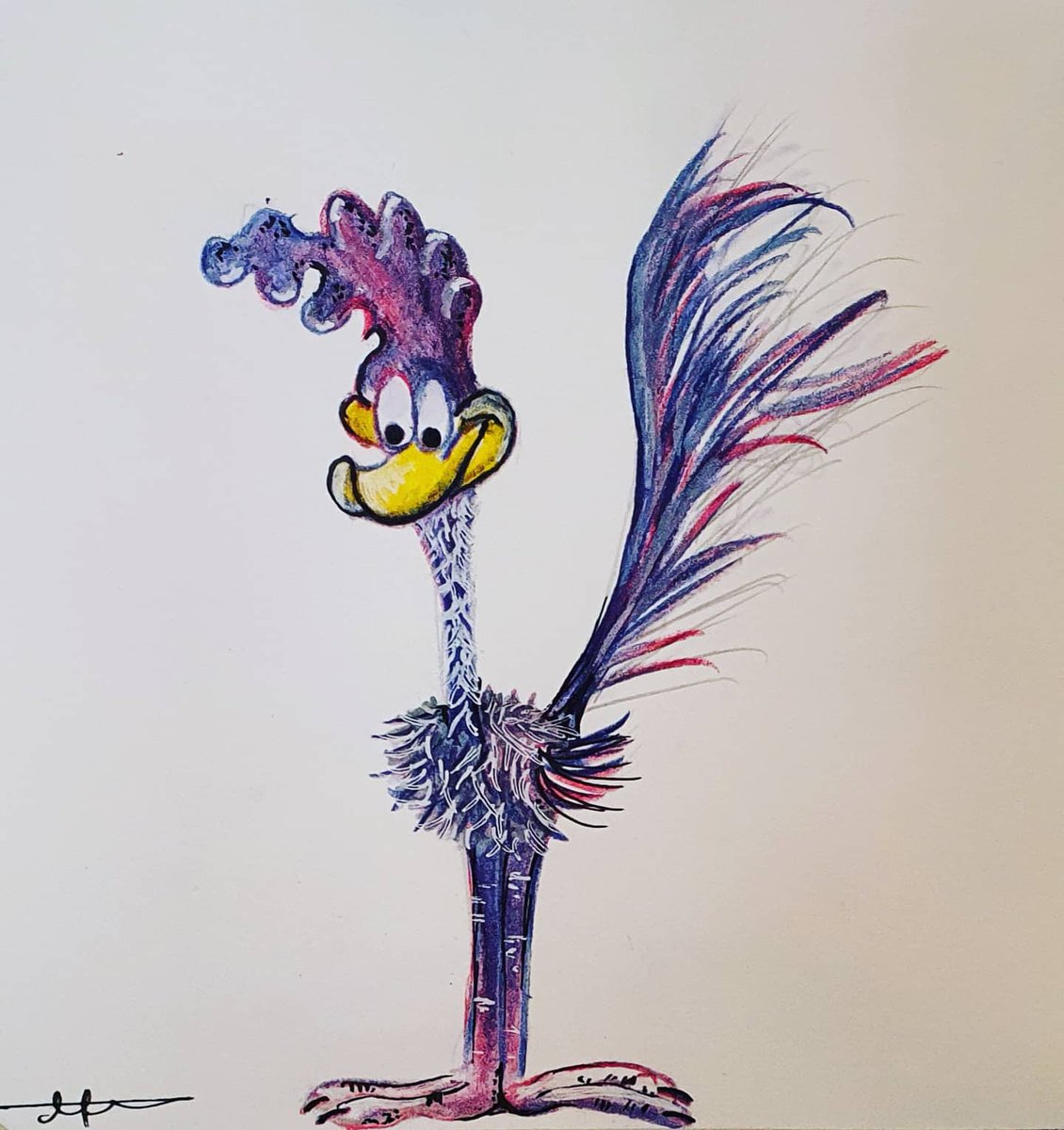 WingItDrawing's tweet photo. Day 58 - Road Runner #Birdathon #100DayProject 
I've experimented with the @scrawlrbox @kohinoor_hardtmuth Magic pencil for this one - the colours are lovely 😍
Using @artezaofficial sketchbook and @sakuraunitedkingdom also
Meep meep!!

#RoadRunner #MeepMeep #Cartoon #FanArt https://t.co/BcWUzX028x