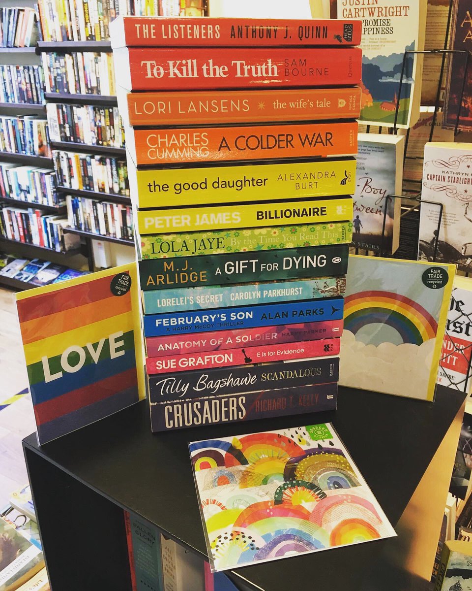 To celebrate #LGBTHistoryMonth this February, here’s a lovely #throwbackpic of our very colourful #Rainbow #OxfamBookStack! 🌈📚

What #books will you be reading this weekend? ❤️🧡💛💚💙💜

#OxfamBooksREX #BookStack #RainbowBookStack #RainbowStack #LGBTHistoryMonth2021 #LGBT