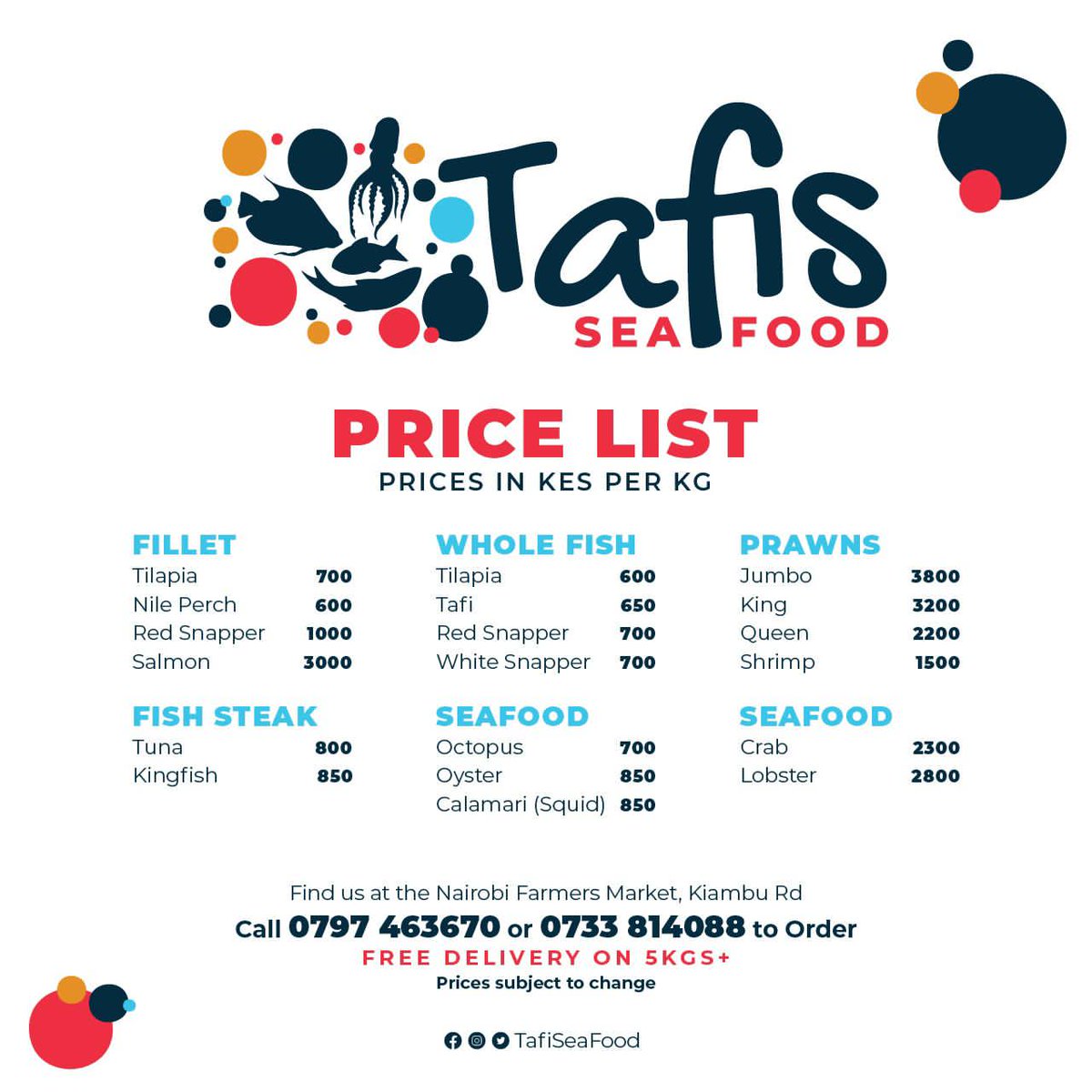 Allan Nyash On Twitter The Fish Are Packaged Differently And Sold In Categories Of Fillet Fish Steak Praws Seafood Or Whole Fish Theres Price Range Is Determined By The Number Of Kgs In Each