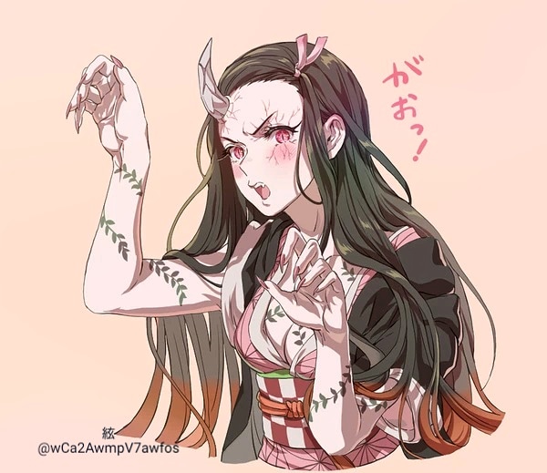 竈門禰豆子のtwitterイラスト検索結果 古い順