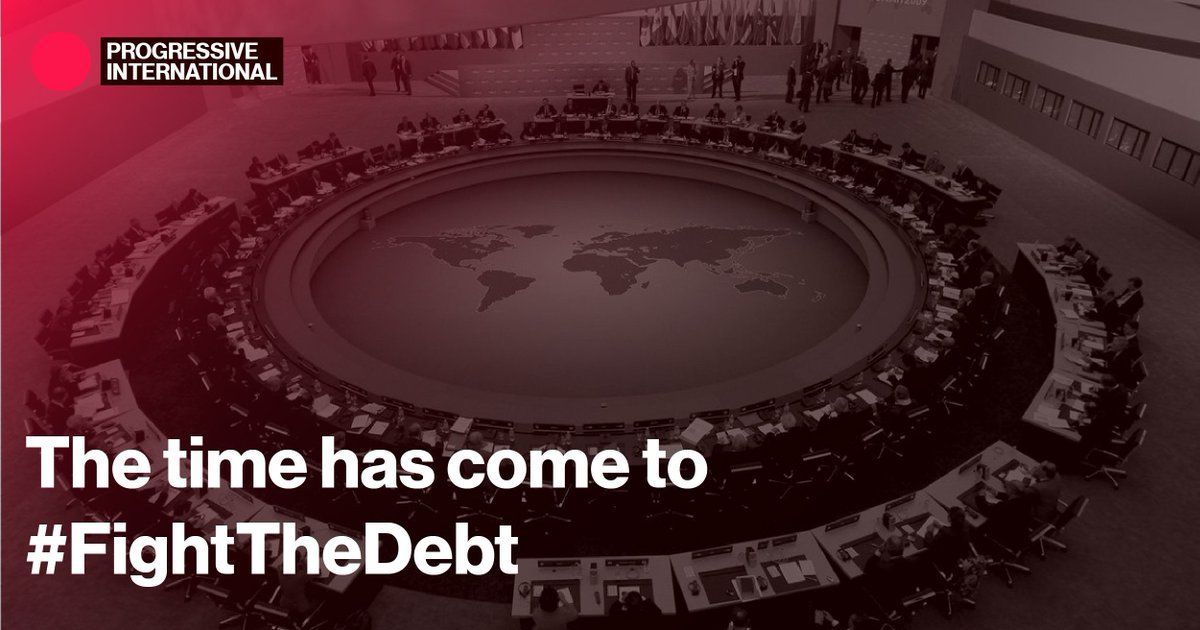 ProgIntl's tweet photo. END/ Join them in the movement to #FightTheDebt — and tell the G20 that this system of neo-colonial extraction must end.
Sign, share, #fight: https://t.co/5qymIon5vm https://t.co/bNhCAKARrW