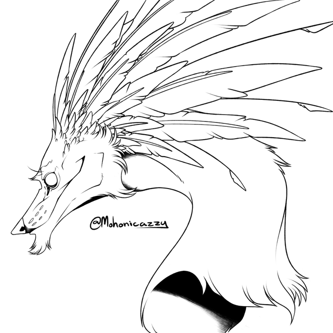Idk why but I find myself getting too nervous to post animal related doodles on Twitter which kinda sucks cause I don't post enough and animal stuff is a LARGE majority of what I draw/sketch, but tonight I'm feeling like posting one. 
