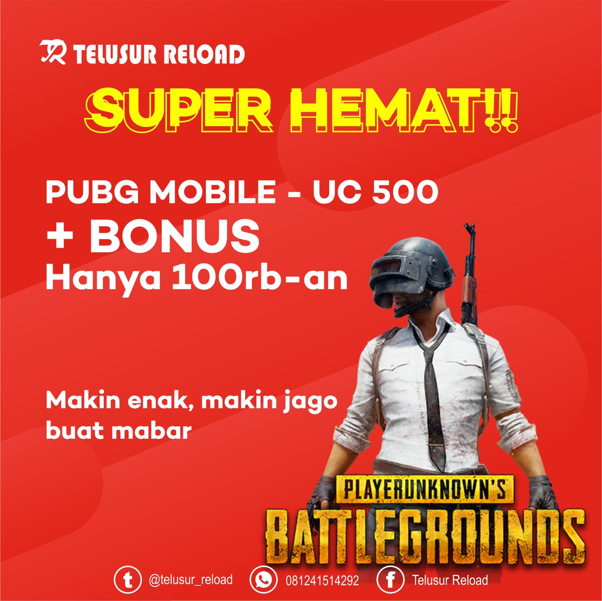 Telusur_Reload's tweet image. Biar lebih enak mabarnya, jangan di top up UC nya