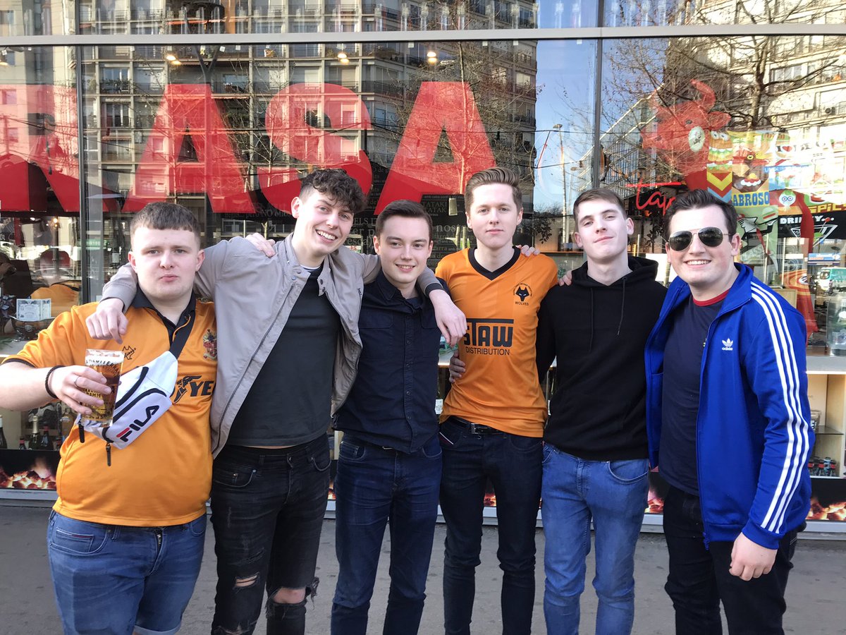 c1104barker's tweet photo. Amazing day with amazing people a year ago today. Little did we know what was about to hit us... canโt wait to be back doing what we love most #wwfc #WolvesInEurope https://t.co/Jx6gsNtdUF